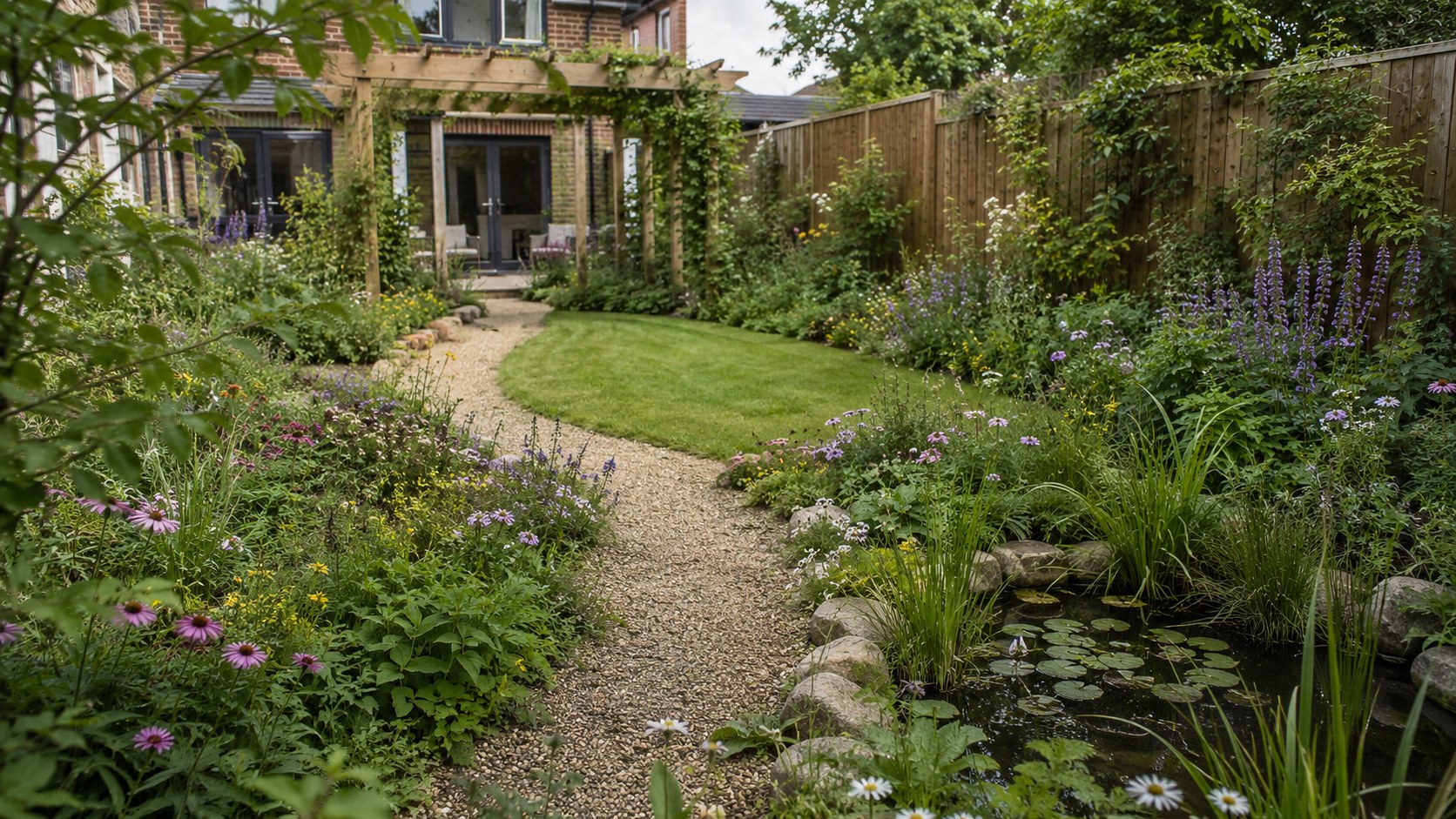 Large premium modern garden